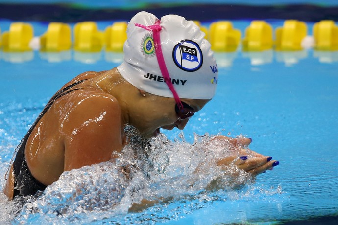 Jhennifer mira o Rio 2016 e lamenta briga com o Fla: Deixa eles falarem