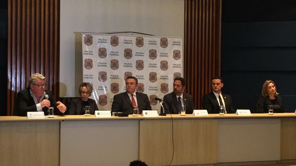 Opera&ccedil;&atilde;o foi deflagrada pela PF em conjunto com a CGU e TCU (Foto: Mariana de &Aacute;vila/G1)