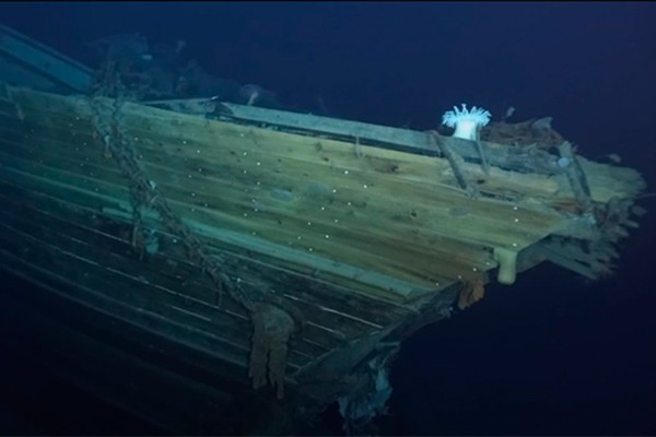 Embarcação Endurance é encontrada 107 anos após seu naufrágio (Foto: divulgação Falklands Maritime Heritage Trust e National Geographic)