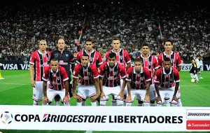 time posado, Corinthians x São Paulo, Libertadores (Foto: Marcos Ribolli)