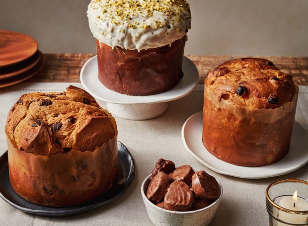 Panettone Lindt Laranja Siciliana e Chocolate Amargo