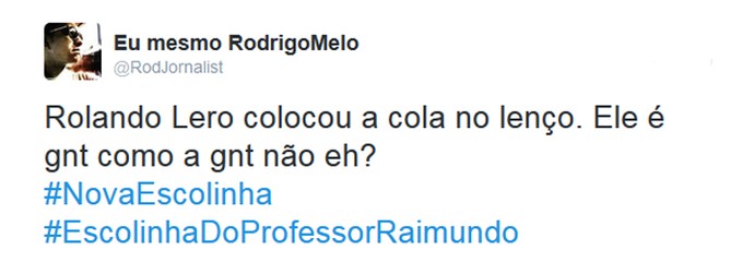 Internautas comentam Escolinha do Professor Raimundo (Foto: Reprodução)