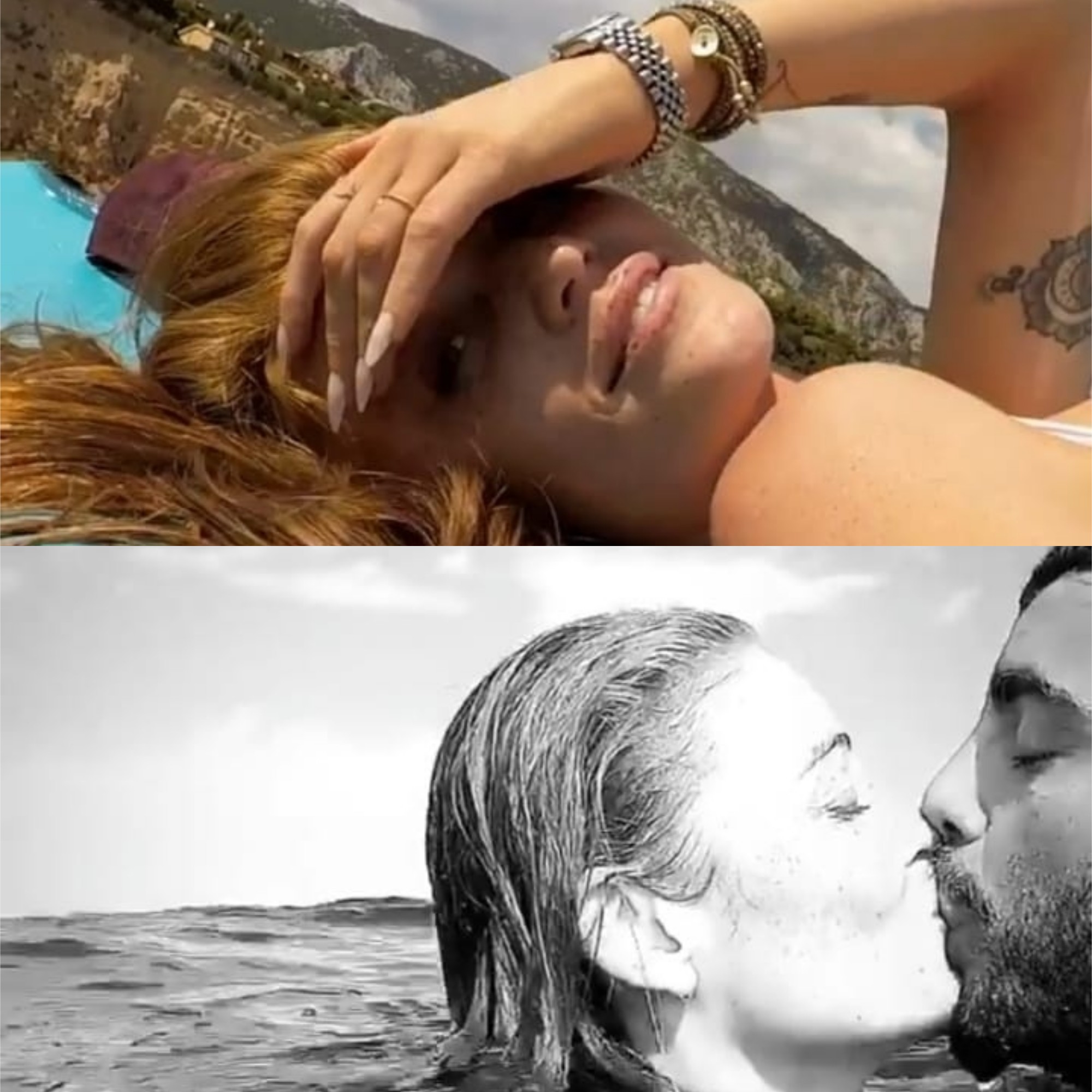 Pedro e Cintia curtem o Mar Mediterrâneo (Foto: Reprodução/Instagram)