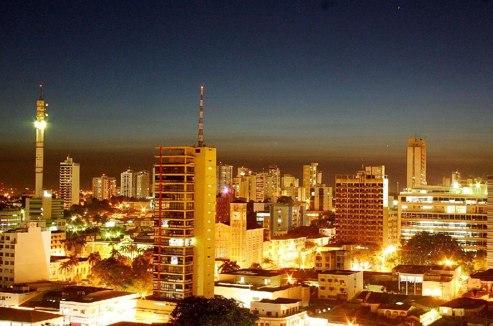 Vista panorâmica de Cuiabá — Foto: Assessoria