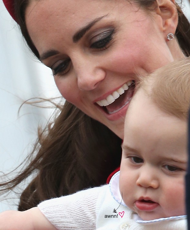 Kate Middleton e George (Foto: Getty Images)