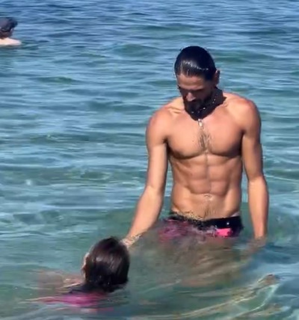 Marlon e sua filha na Austrália — Foto: Reprodução / Instagram