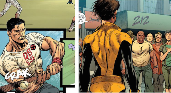 As mensagens polêmicas incluídas nas revista dos X-Men da Marvel (Foto: Reprodução)