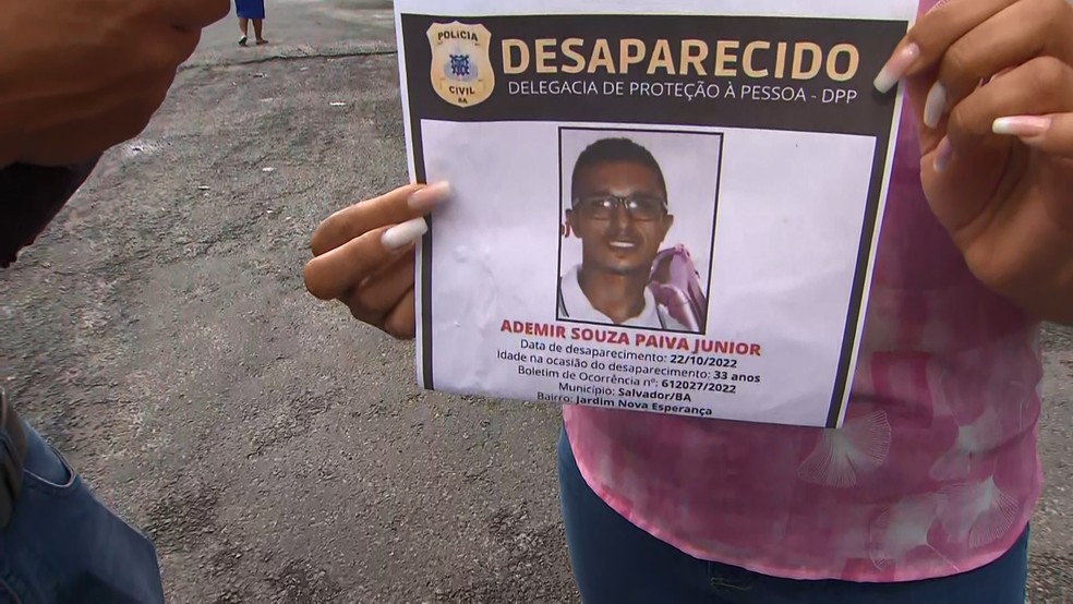 Família denuncia sumiço de motorista por app que saiu de casa para ir em oficina na BA — Foto: Reprodução/TV Bahia