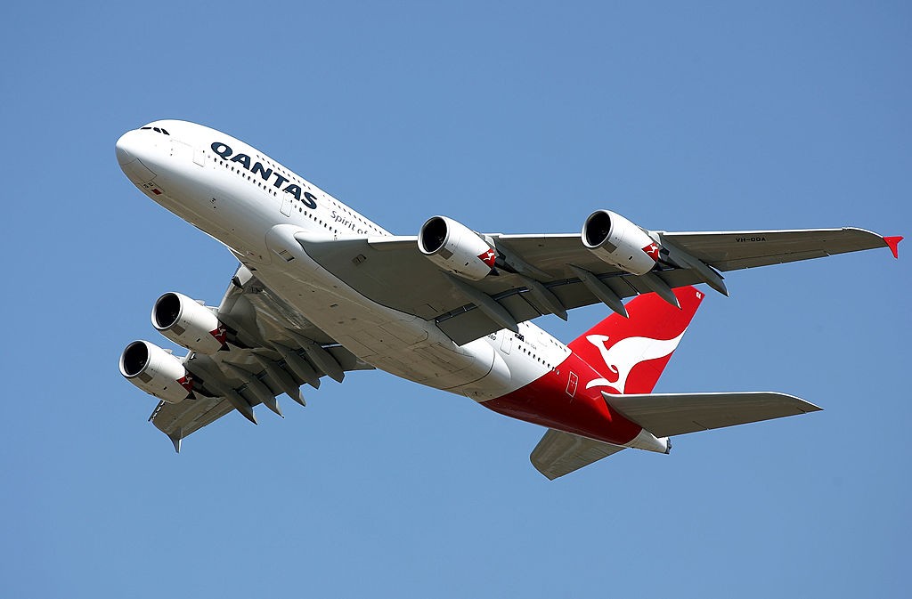 Companhia aérea Qantas, da Austrália, vai proibir não-vacinados em viagens internacionais  (Foto: Paul Kane/Getty Images)