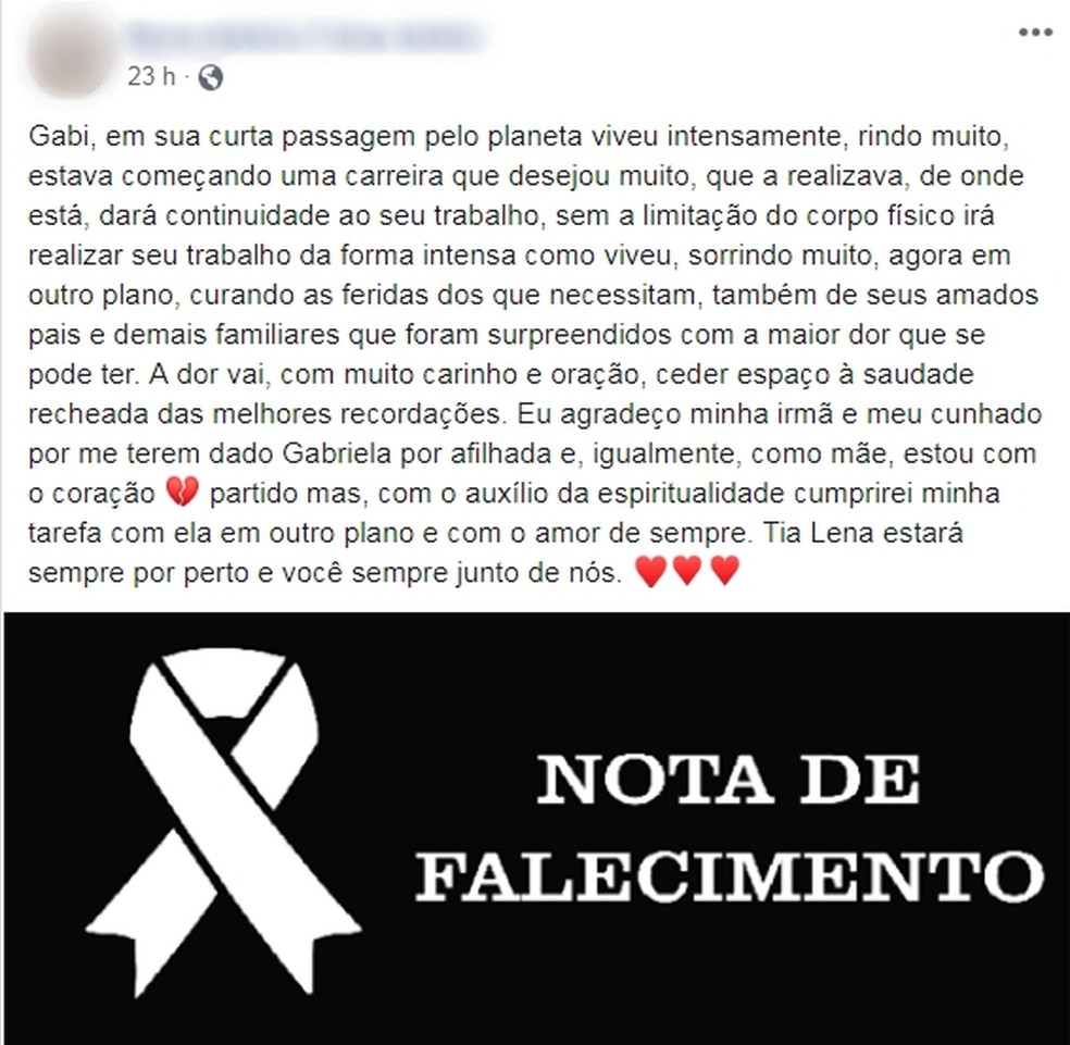 Médica que morreu em acidente a caminho do trabalho tinha se formado há ...