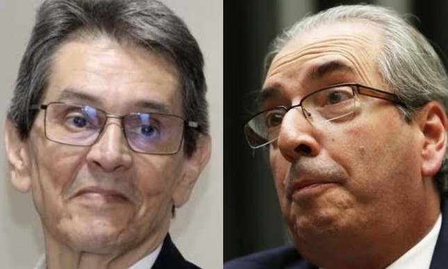 Os ex-deputados Roberto Jefferson e Eduardo Cunha, agora unidos no PTB