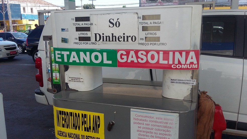 ANP interditou dois postos de combustível no Recife, e os outros dois foram interditados pela Secretaria da Fazenda do estado (Foto: ANP/Divulgação)