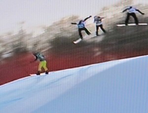 snowboard Isabel Clark no Mundial de Stoneham (Foto: Reprodução / SporTV)