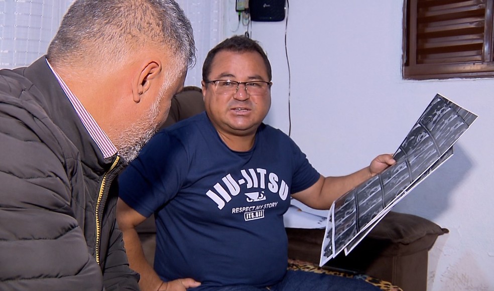 Funcionário público alvo de cusparada de prefeito fala sobre o caso em Boa Esperança — Foto: Reprodução EPTV