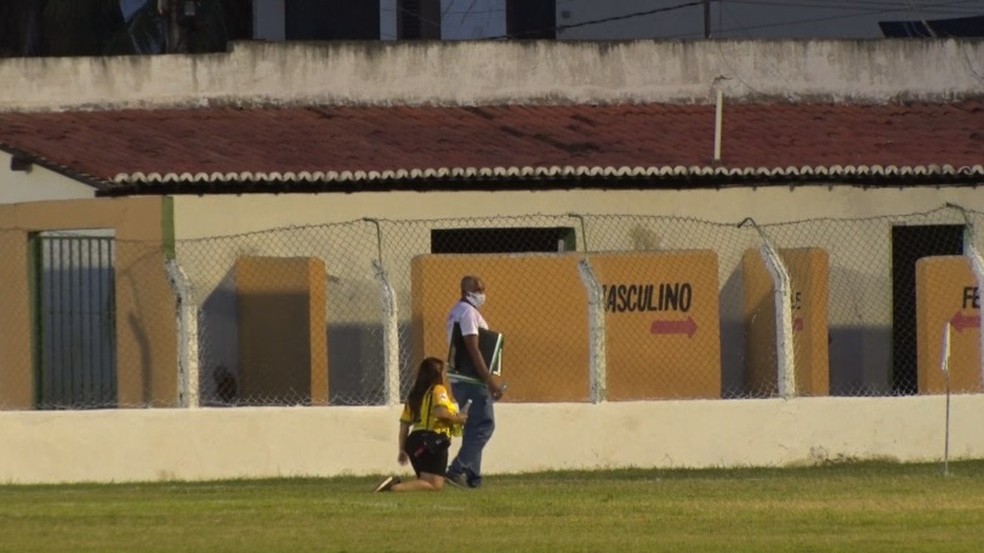 Irene Lopes, mãe do presidente do Picos — Foto: Rede Clube