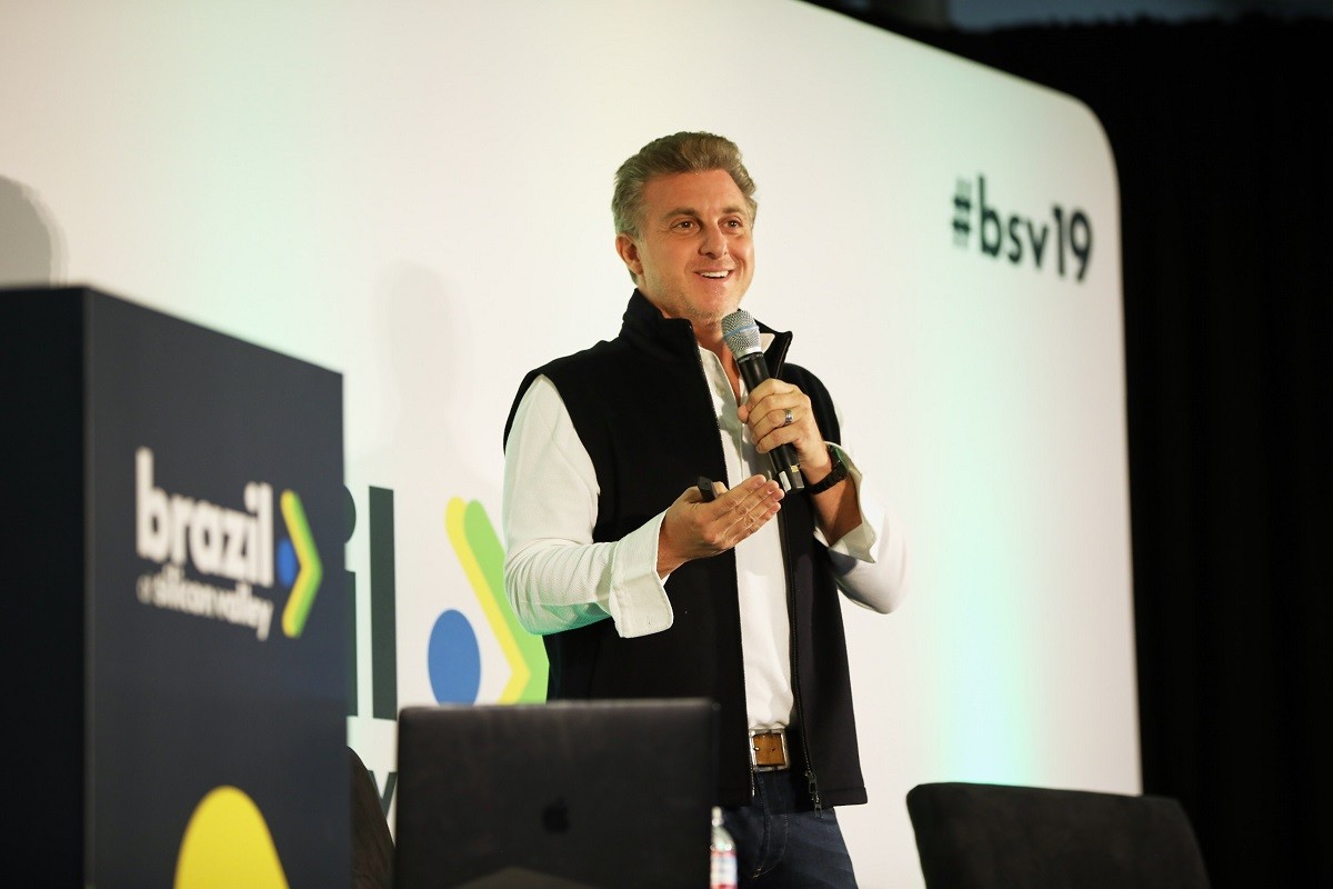 O apresentador e empresário Luciano Huck no Brazil at Silicon Valley (Foto: Divulgação)