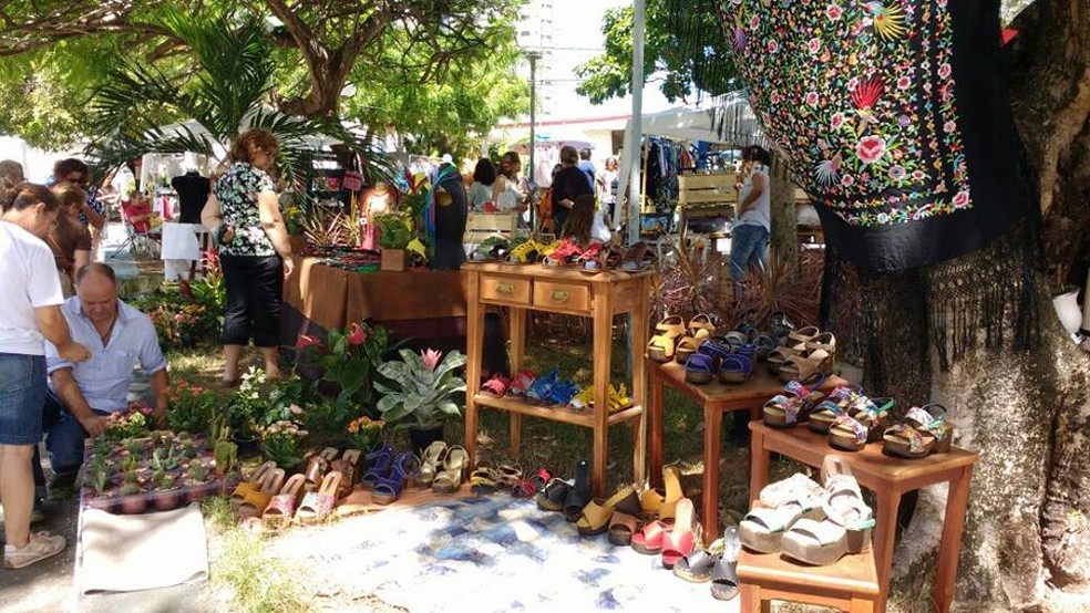 Feirinha Garajal acontece das 15h às 22h, no estacionamento frontal do Cidade Jardim — Foto: Divulgação