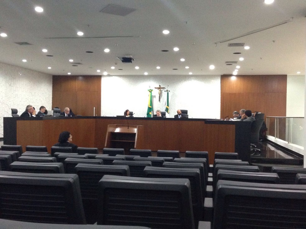 Plenário do Tribunal Regional Eleitoral do DF (Foto: Gabriel Luiz/G1)