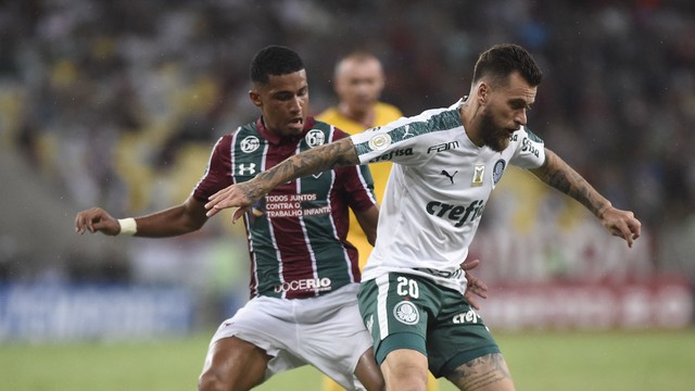 Lucas Lima entrou no segundo tempo no Palmeiras