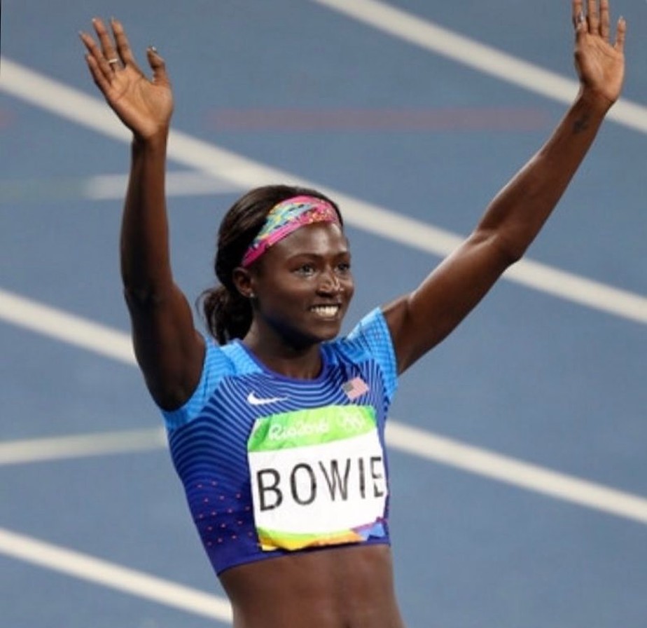 Tori Bowie conquistou medalha de ouro nas Olimpíadas Rio-2016