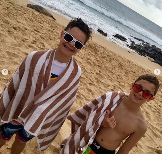 Sean Preston e Jaden James, filhos de Britney Spears (Foto: Reprodução/Instagram)