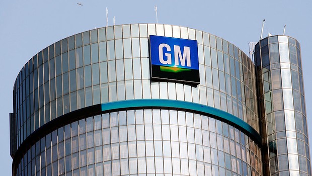 Sede da montadora General Motors (GM) em Michigan (Foto: Bill Pugliano/Getty Images)