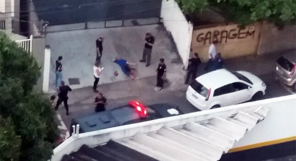 Detento foi atingido por um tiro na perna (Foto: Samira Rebuli)