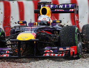 Sebastian Vettel RBR testes Barcelona (Foto: Agência Getty Images)