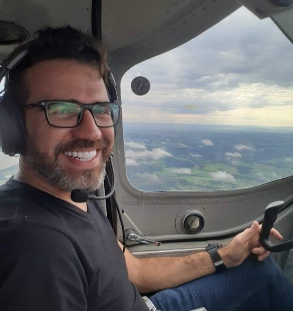 O piloto Breno Pimentel.  — Foto: Divulgação/Arquivo Pessoal. 