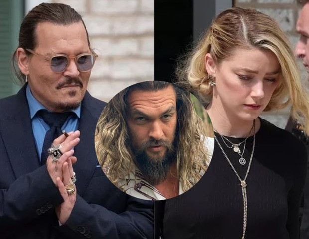 Jason Momoa irrita internautas por curtir pronunciamentos de Johnny Depp e Amber Heard (Foto: Instagram)