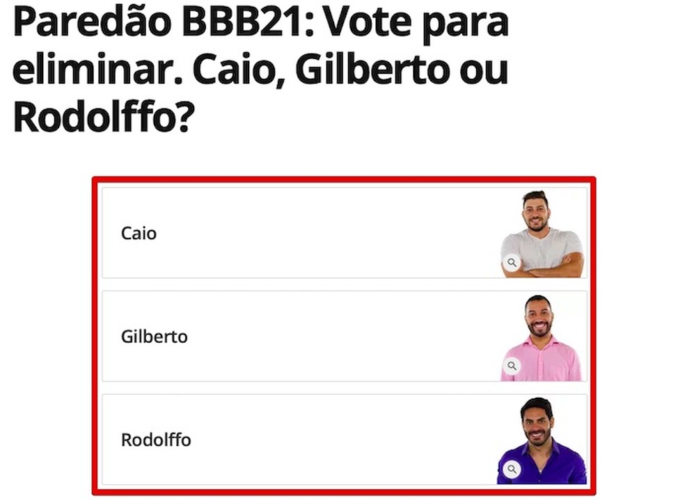 Gshow Votação Bbb 21 4 Paredão - Paredao Bbb 21 Como Votar ...