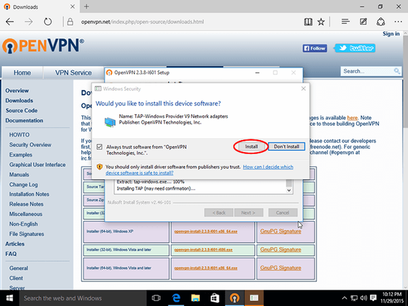 Openvpn net download