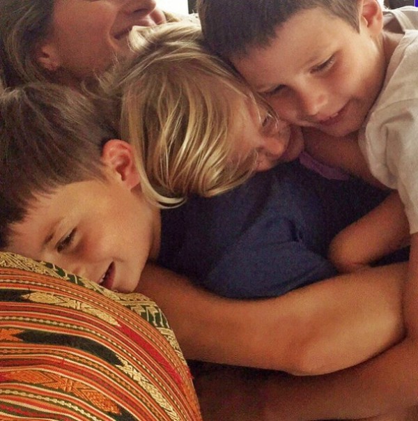 Gisele Bundchen com seus filhos (Foto: Reprodução Instagram)
