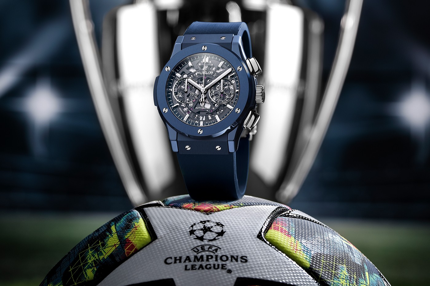 Hublot revela relógio em parceria com Liga dos Campeões da UEFA (Foto: Divulgação)