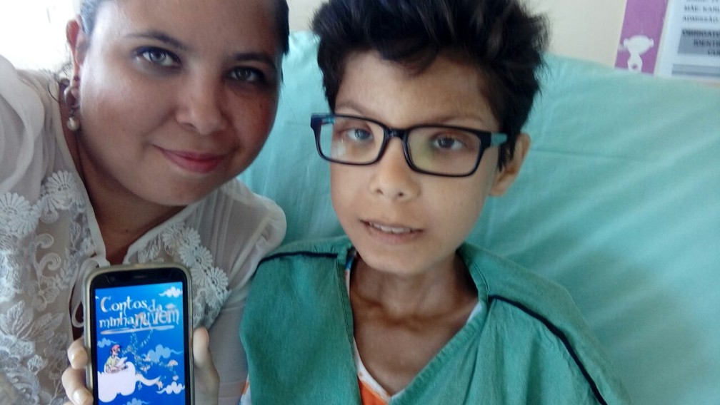 Mãe estimula Pedro Guilherme a realizar seus sonhos (Foto: Arquivo Pessoal)