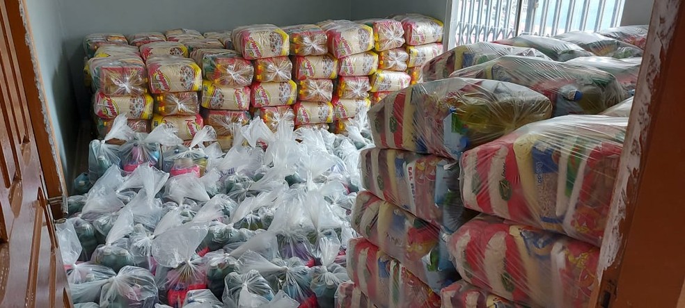 Campanha “Tem Gente com Fome” tem levado comida para a mesa de milhares de brasileiros — Foto: Murilo Lima/Rede Amazônica