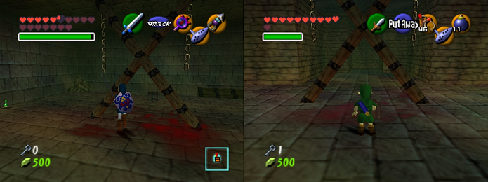 Zelda tem muito sangue para o padrão Nintendo (Foto: Reprodução/Flying Omelette)