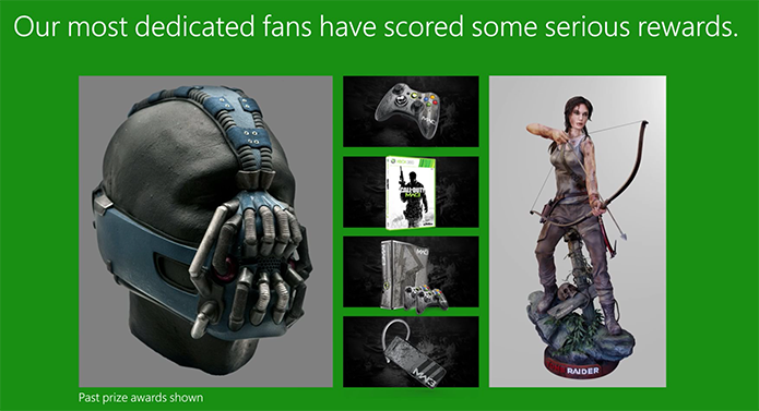Confira os belos prêmios do Xbox Live Rewards (Foto: Reprodução/Murilo Molina)