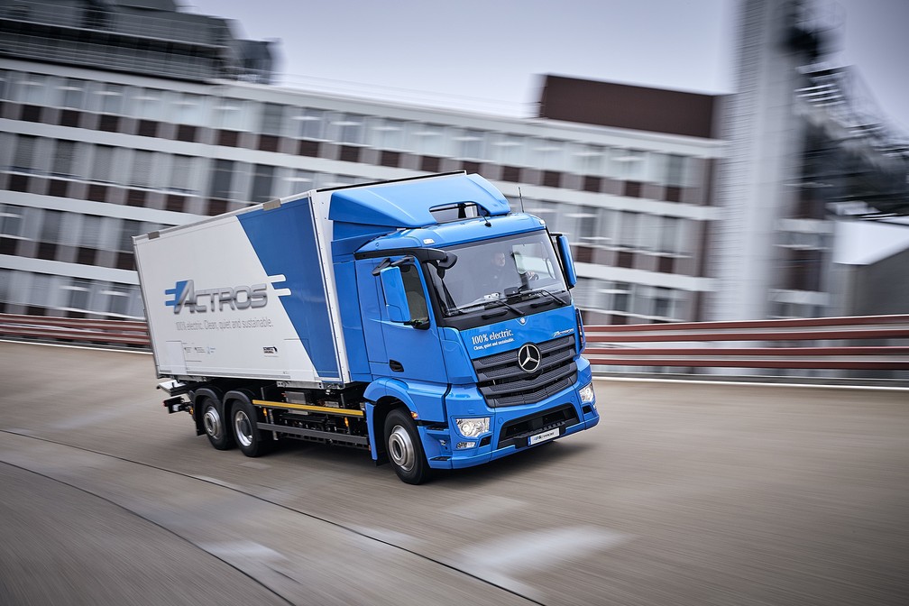 Mercedes-Benz eActros — Foto: Mercedes-Benz/Divulgação