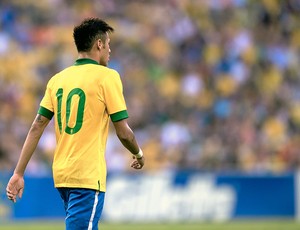 Neymar camisa 10 jogo Seleção (Foto: AFP)
