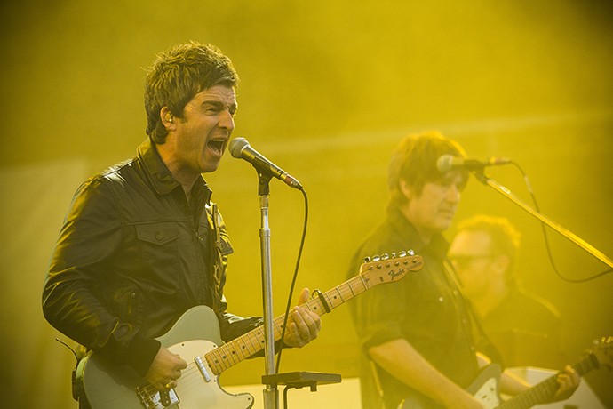 Noel Gallagher saiu aplaudido em uma das melhores apresentações do Lolla (Foto: Raphael Dias/Gshow)