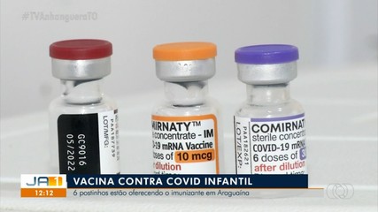 Vacina contra Covid infantil está sendo oferecida em seis postos de saúde de Araguaína