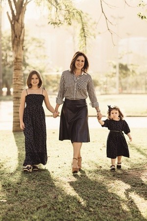 Renata e as filhas, Lily e Diana (Foto: Foto: Pedro Loreto)