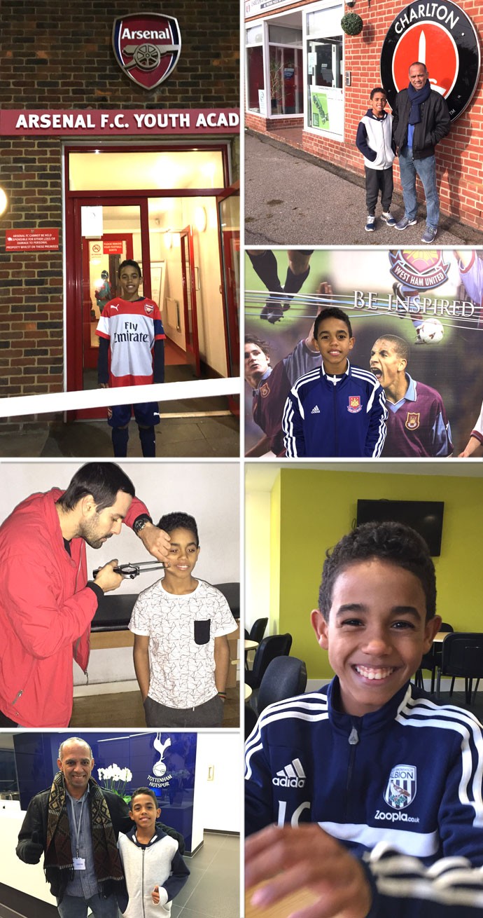 Dispensado pelo Fla, garoto que recusou o Barça faz estágio no Arsenal