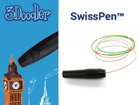 A 3Doodler e a SwissPen (Foto: Divulgação)