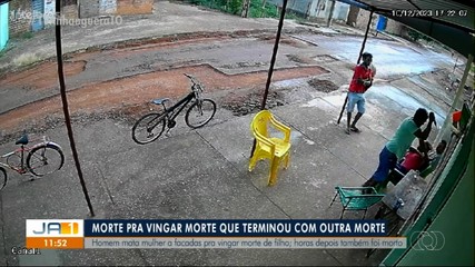 Homem mata mulher a facadas e horas depois também é morto; crime foi motivado por vingança