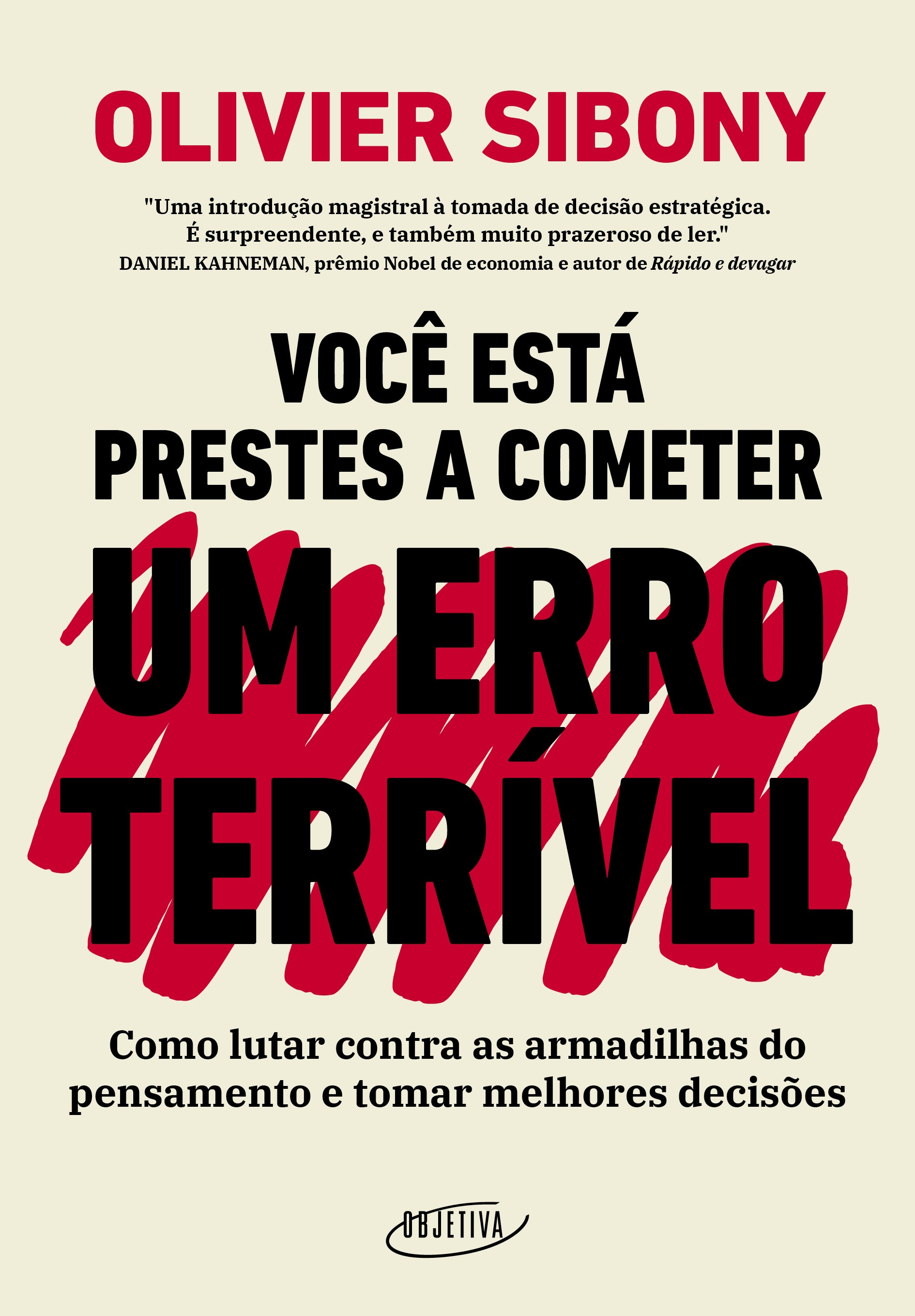 Capa do livro de Sibony, que será lançado no Brasil pela Companhia das Letras (Foto: Divulgação)