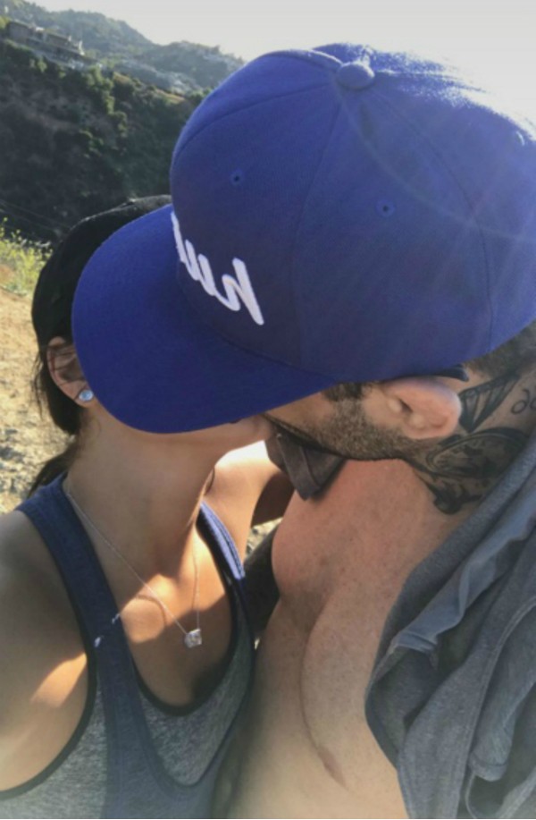 Demi Lovato e seu namorado Guilherme ‘Bomba’ Vasconcelos (Foto: Reprodução Snapchat)