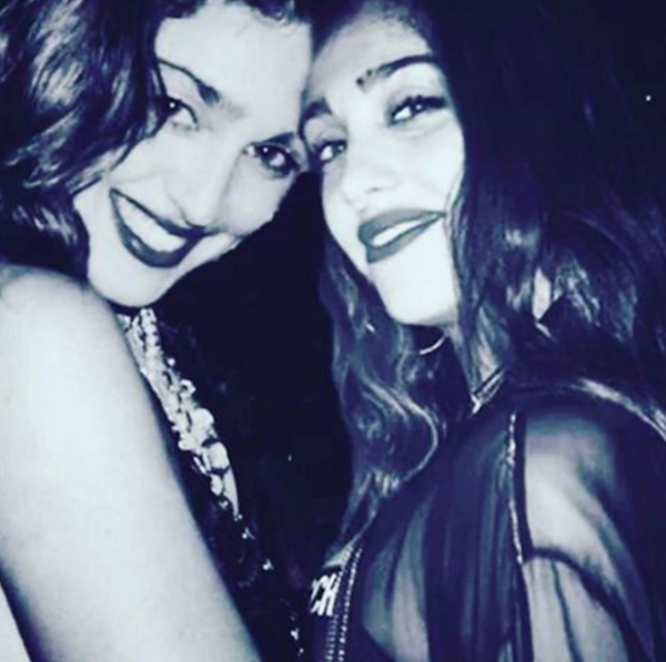 Madonna e Lourdes Maria em foto recente no Instagram da cantora (Foto: Instagram)