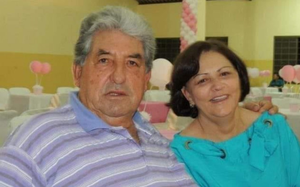 Eurides e Avelina Cunha, de 75 e 68 anos, moravam em Iporá, mas estavam internados em hospitais diferentes de Goiânia — Foto: Reprodução/Facebook
